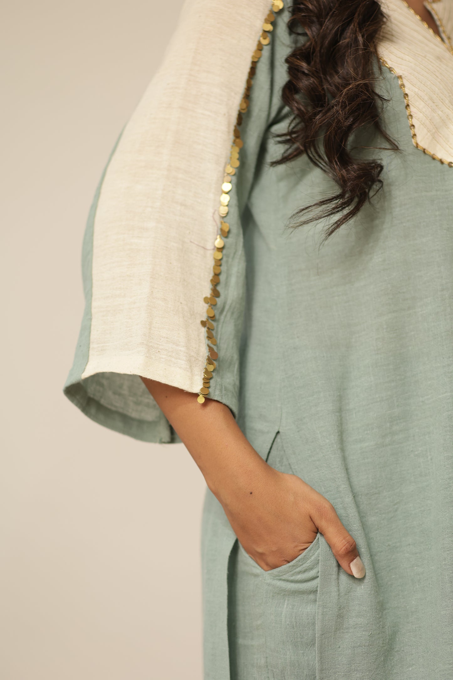 TEAL MIRI CHIDIYA KURTASET