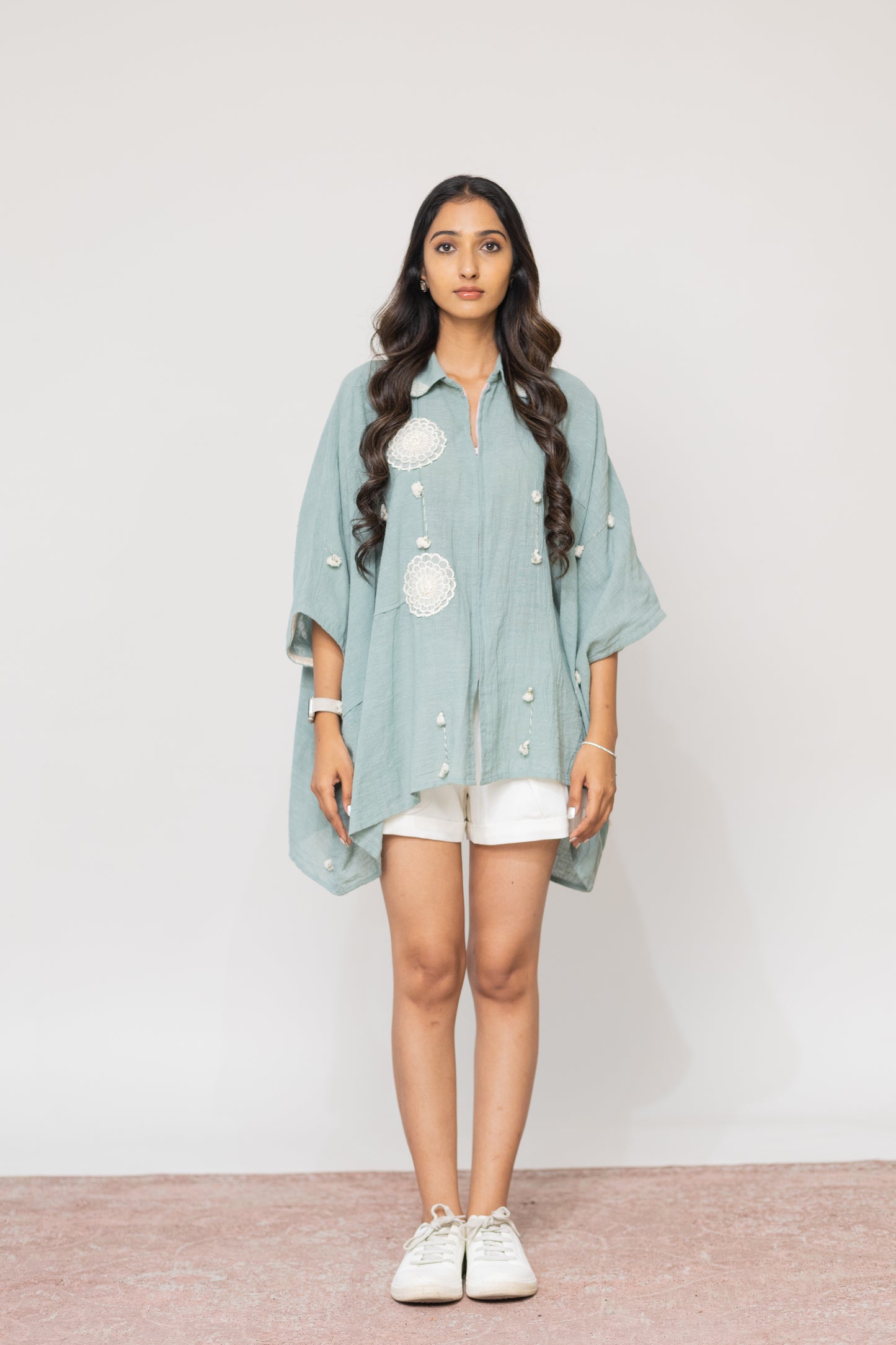 TEAL MIRI SHIRT