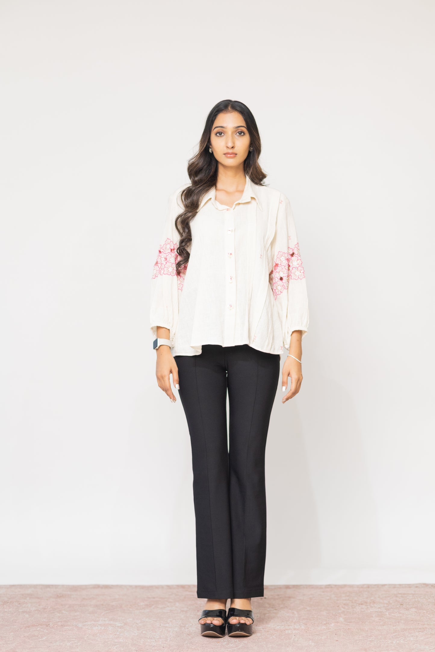 IVORY SUNEHRI SHIRT