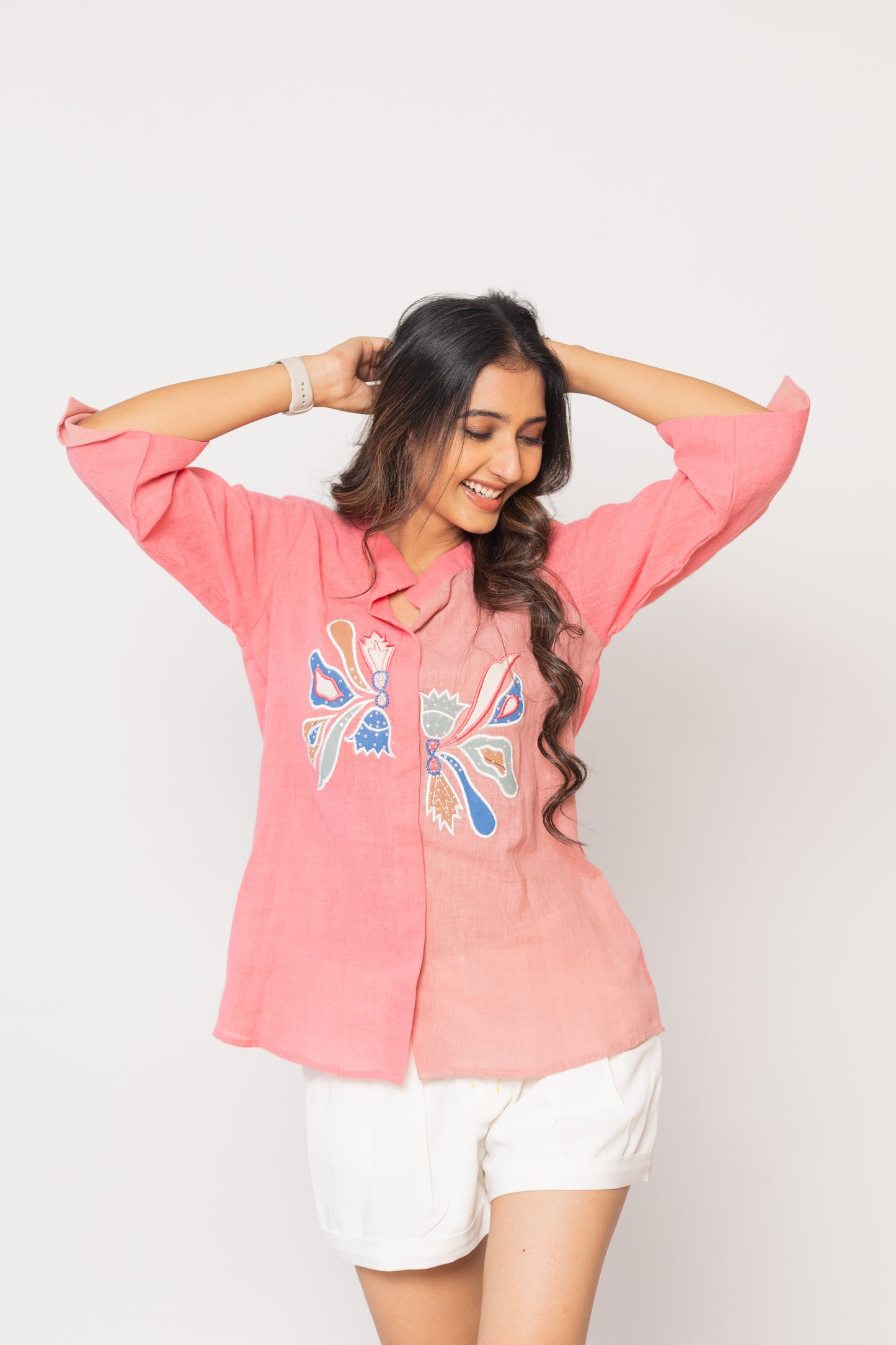 PINK TITLI SHIRT