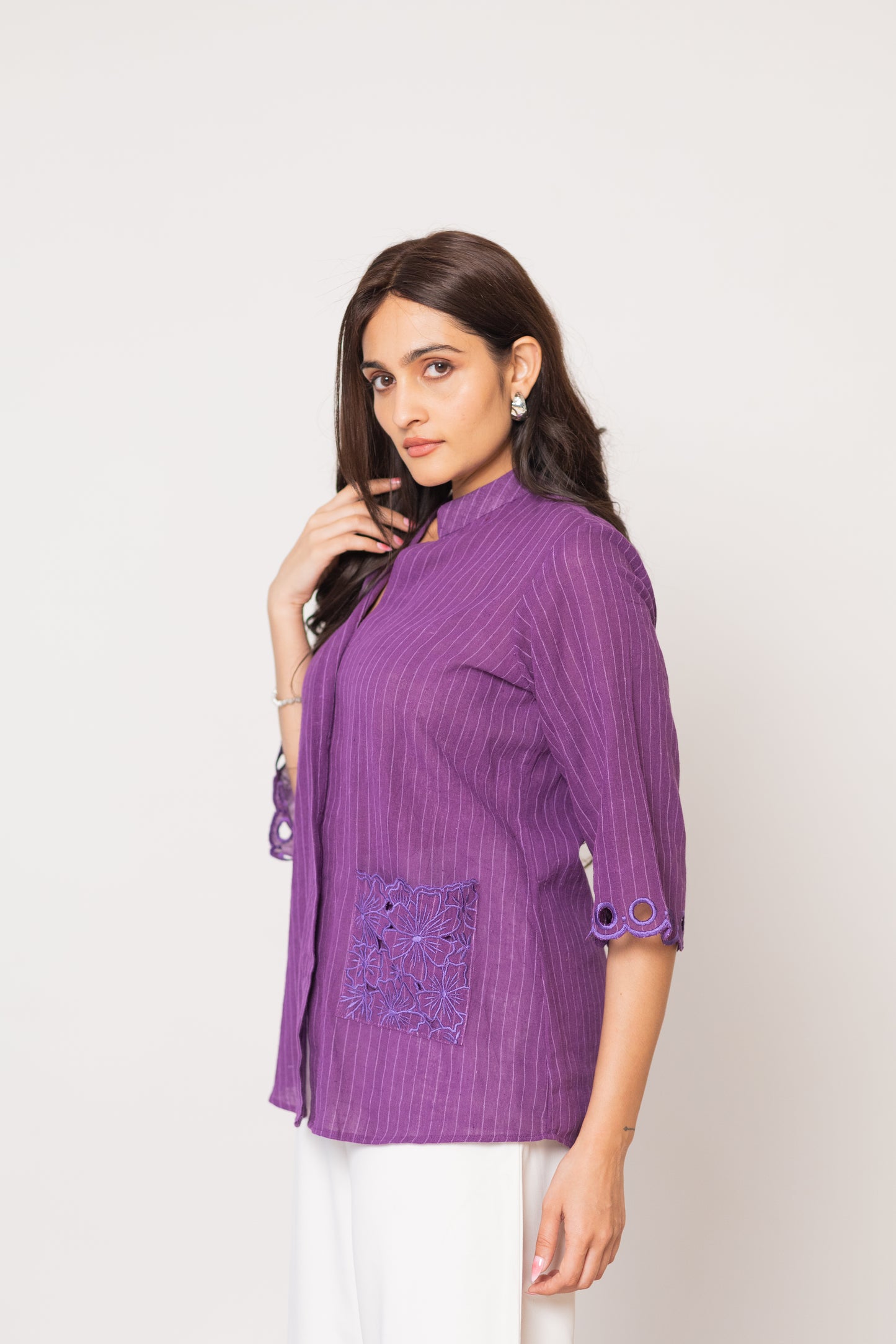 PURPLE PHOOL SHIRT