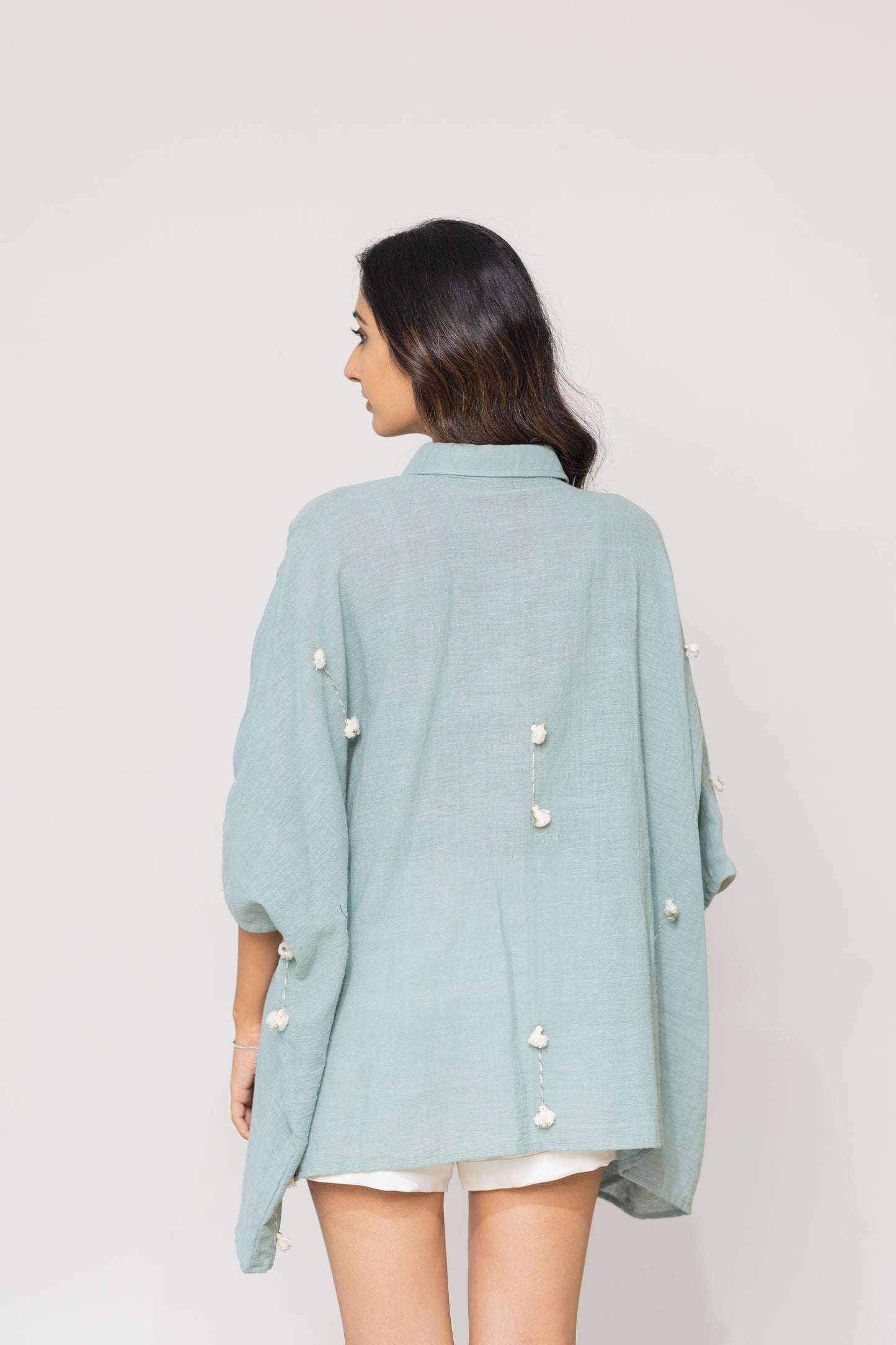 TEAL MIRI SHIRT