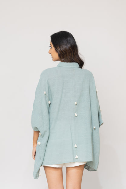 TEAL MIRI SHIRT