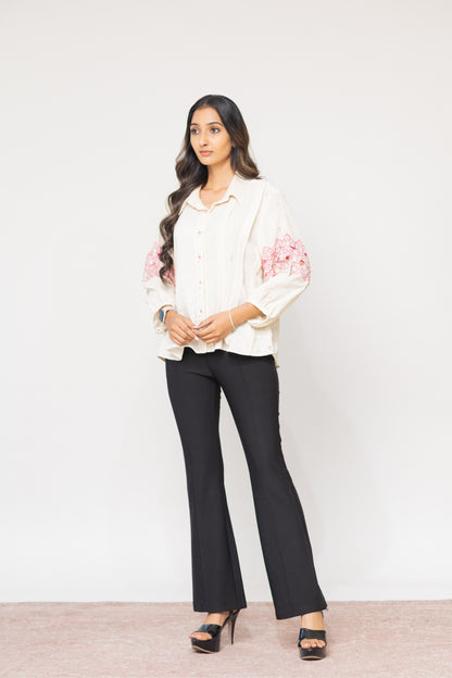 IVORY SUNEHRI SHIRT