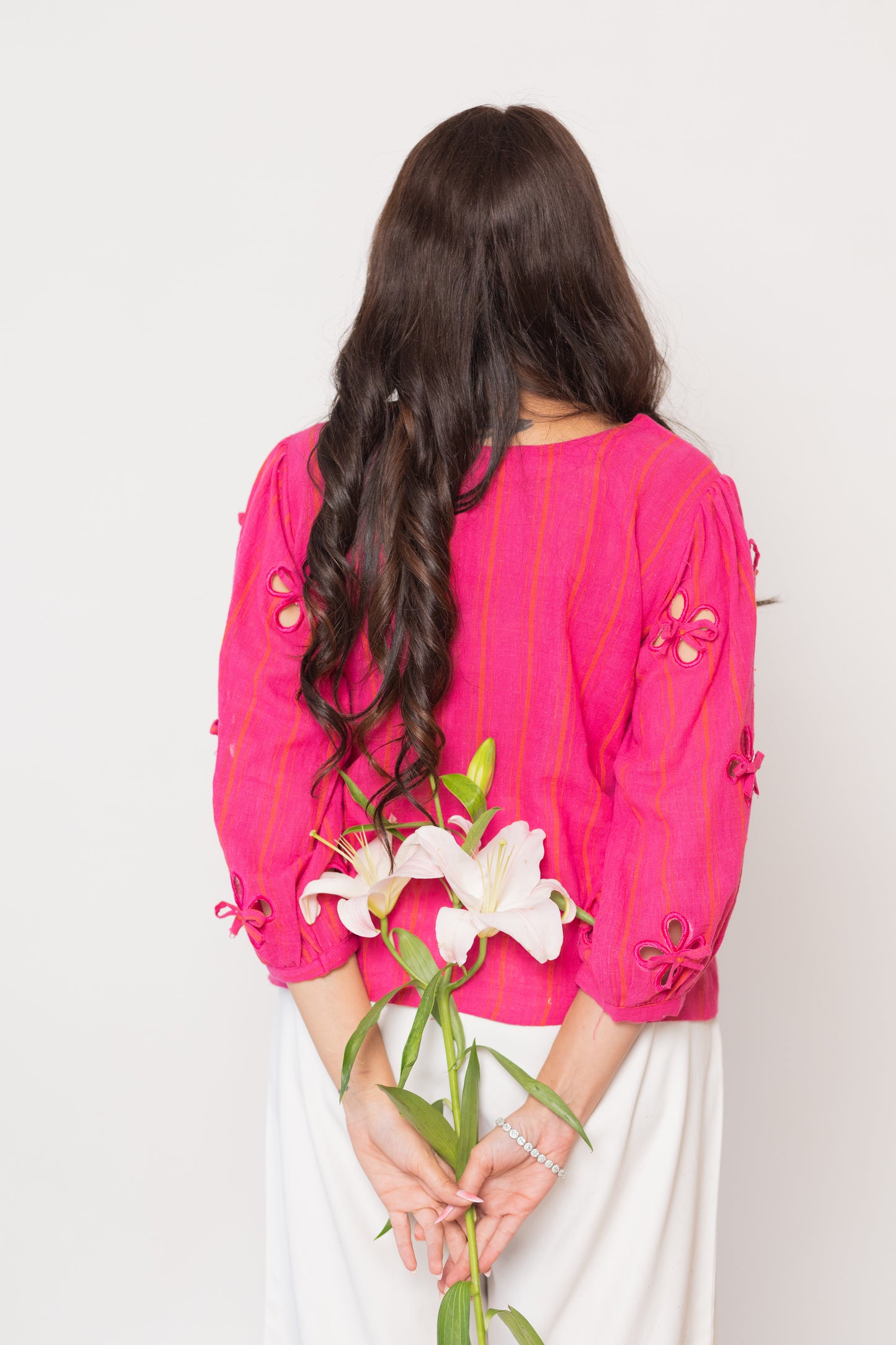 FUSCHIA PHOOL TOP