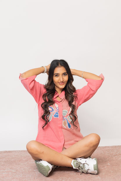 PINK TITLI SHIRT