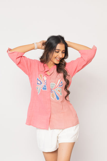 PINK TITLI SHIRT