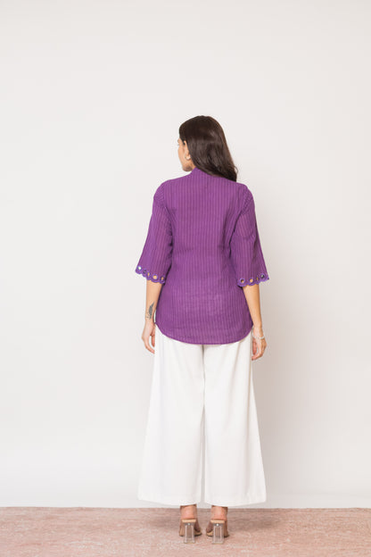PURPLE PHOOL SHIRT
