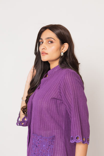 PURPLE PHOOL SHIRT