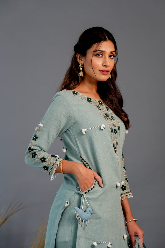 TEAL MIRI KURTASET
